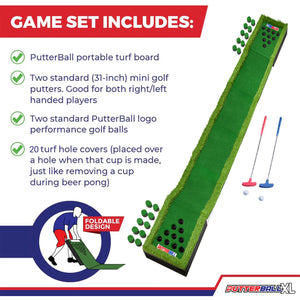 PutterBall XL 10 Hole Edition - Backyard Golf Party Game