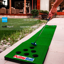 Practice Putting at home or office with portable putting green by Putterball
